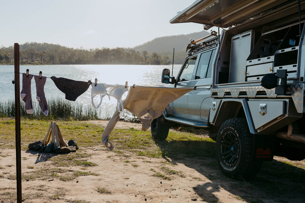 3 easy solutions for your laundry while camping