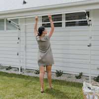 Double Folding Frame Clothesline