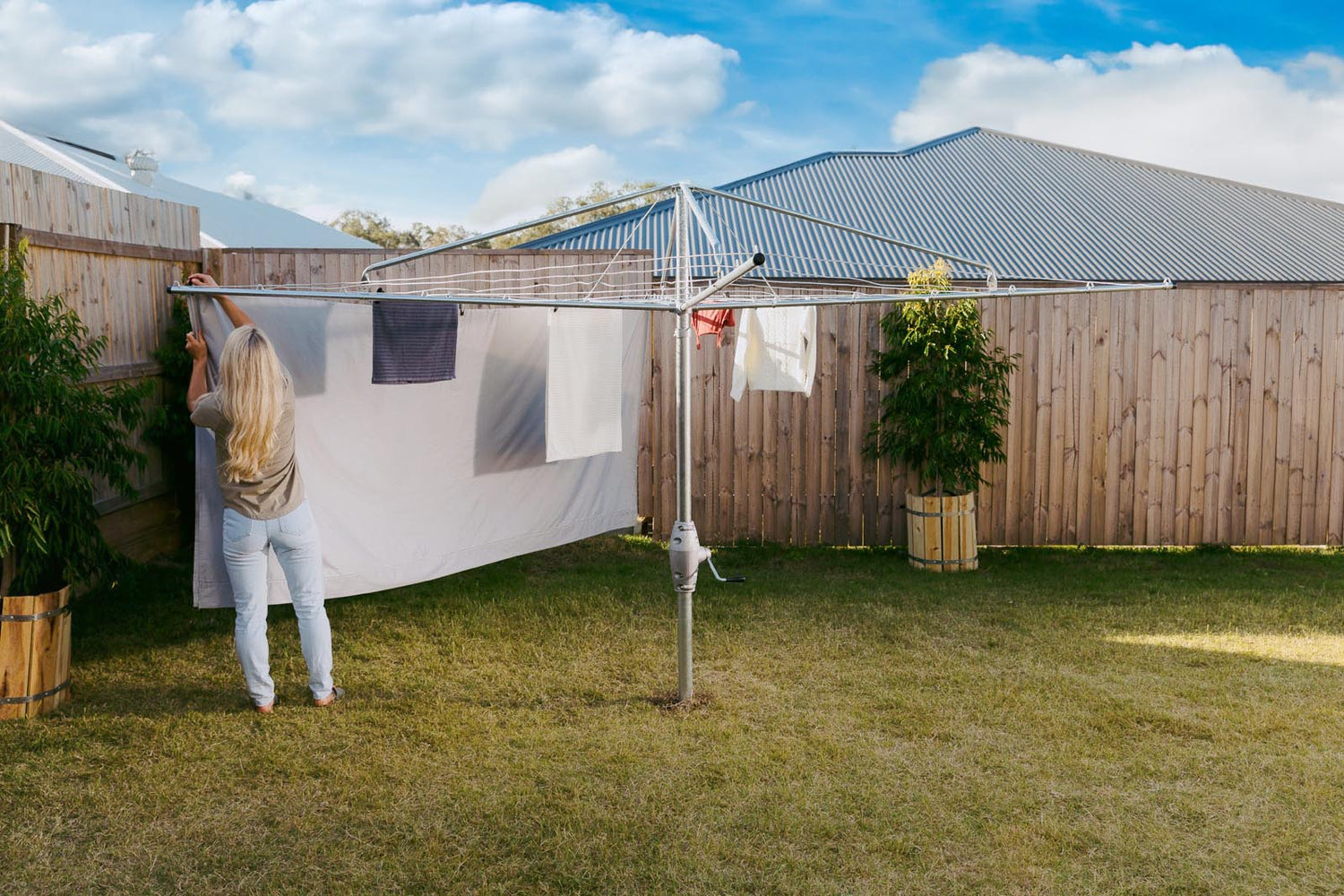 Classic Hills Hoist 6 Line Clothesline Hills Home