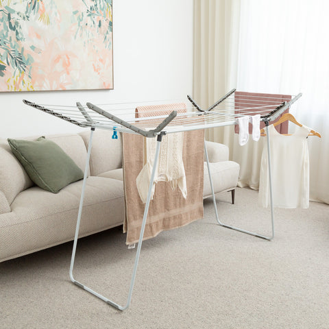 Four Wing Expanding Clothes Airer