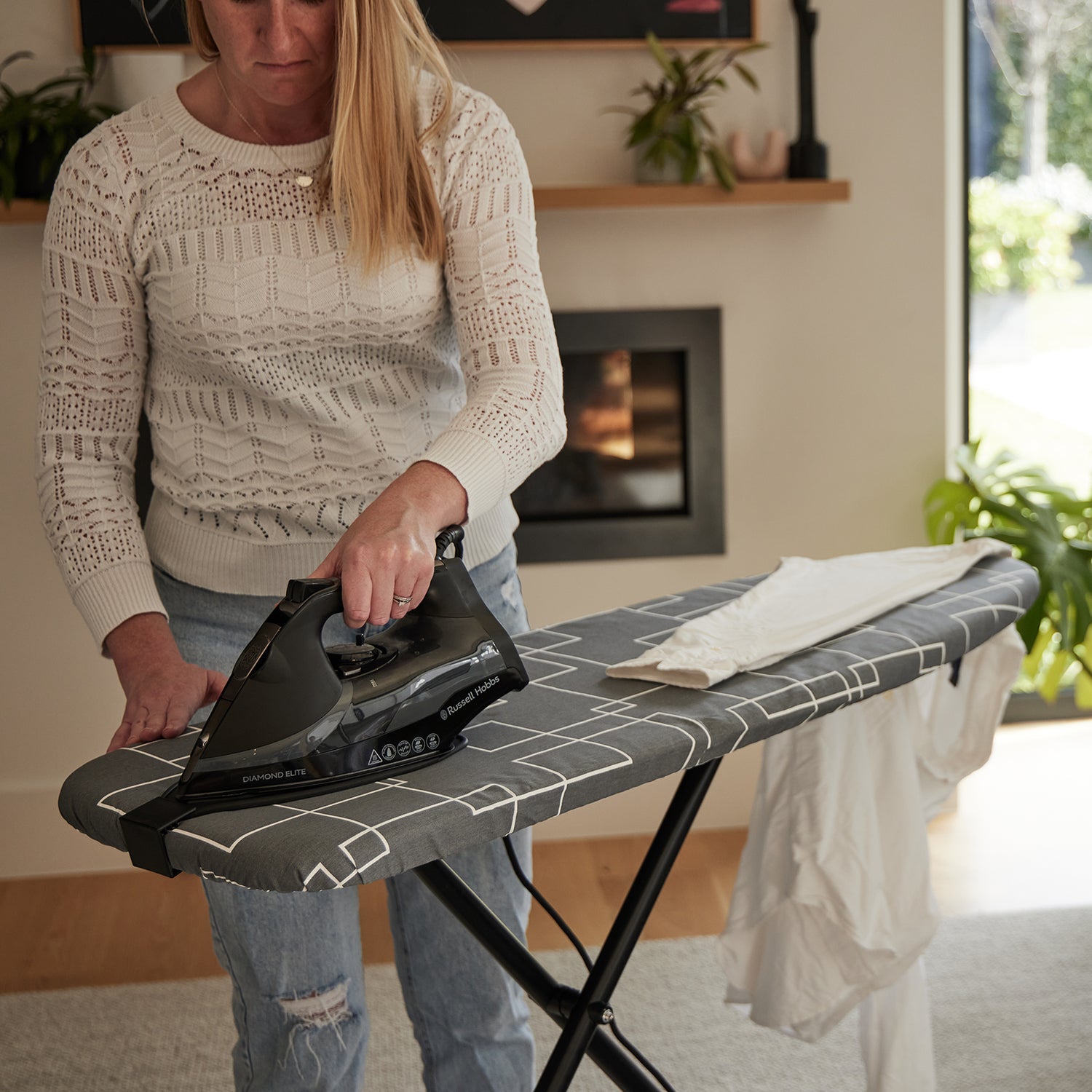 Medium Ironing Board with Silicone Rest