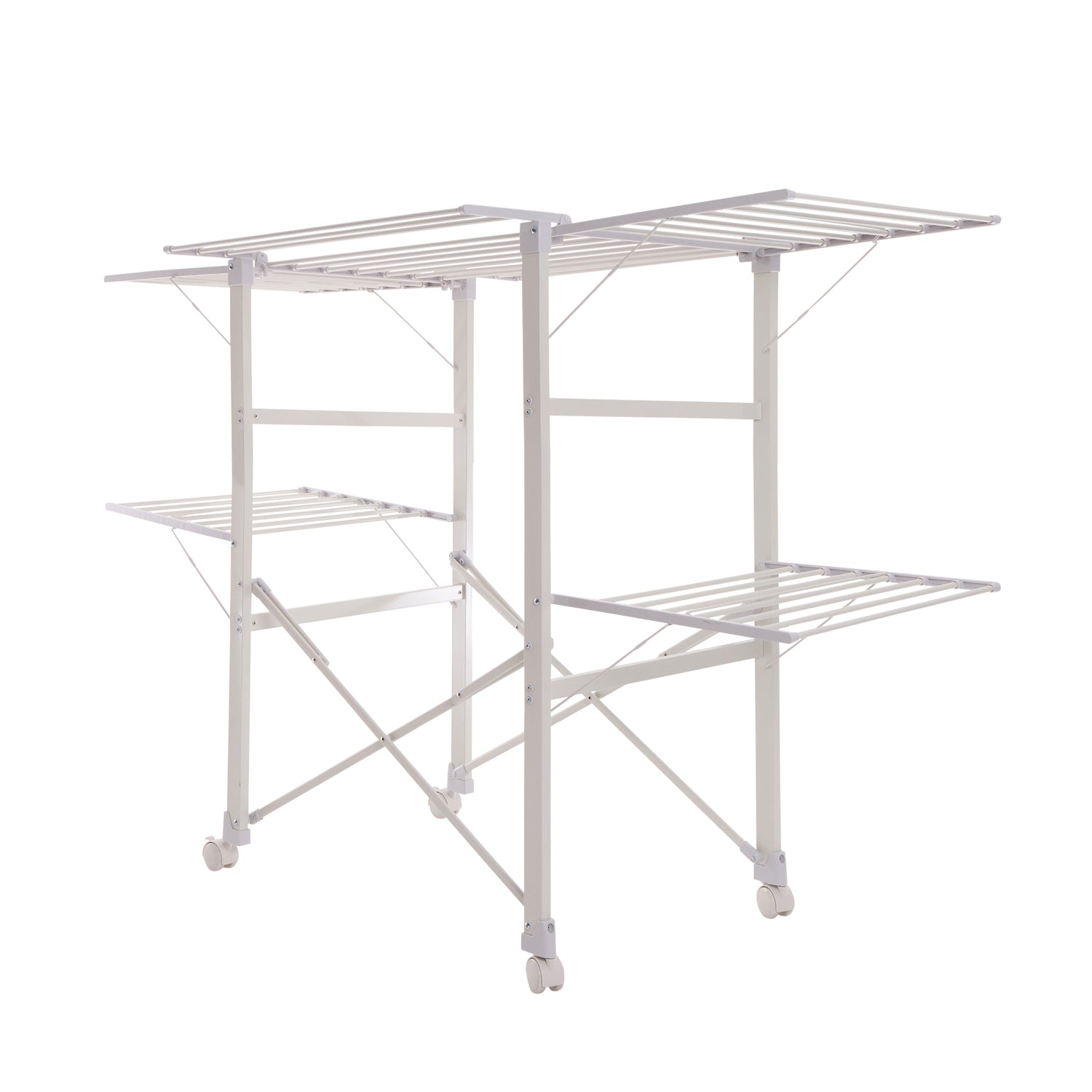 26m 2 Tier Winged Clothes Airer