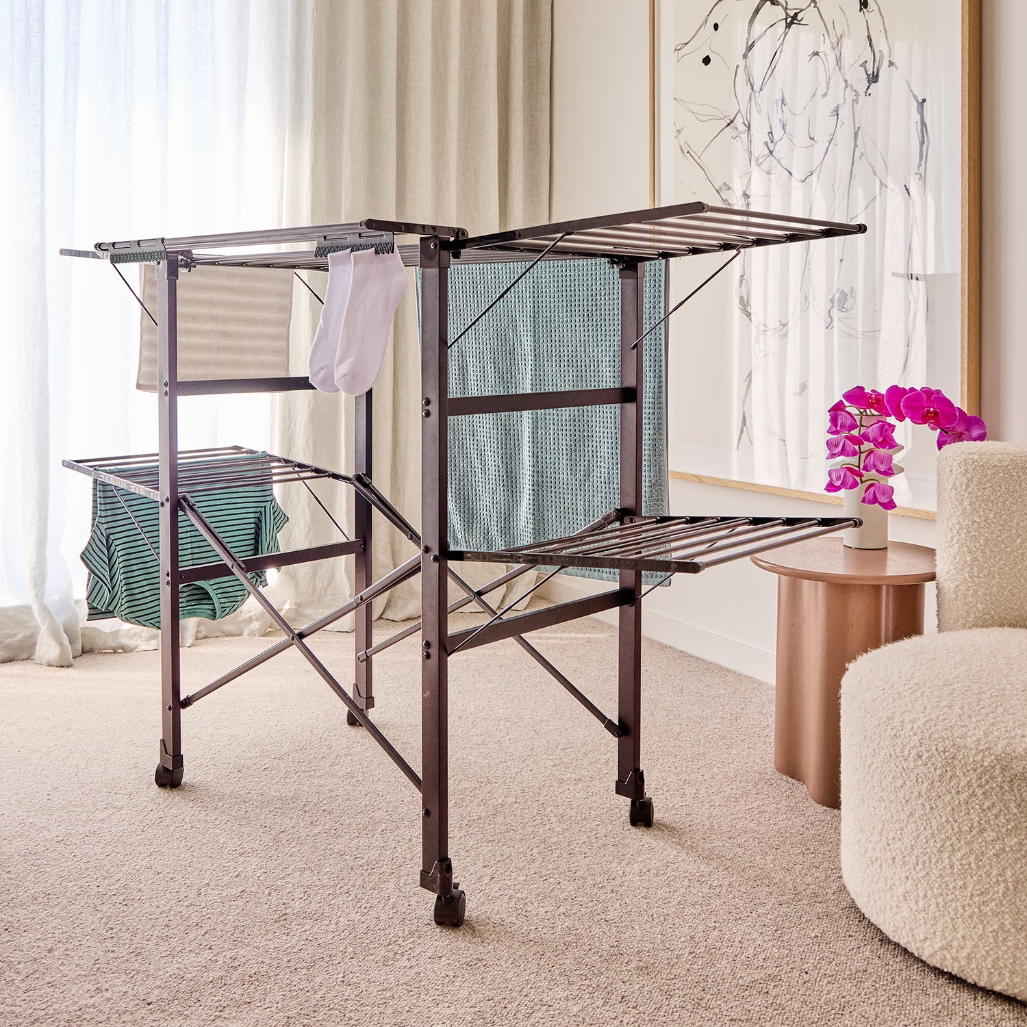 26m 2 Tier Winged Airer