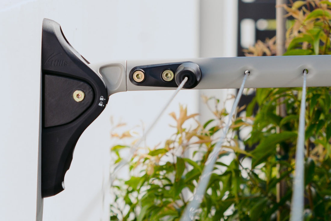 Compact Folding Frame Clothesline – Hills Home