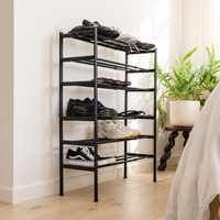 6 Tier Extendable Shoe Rack